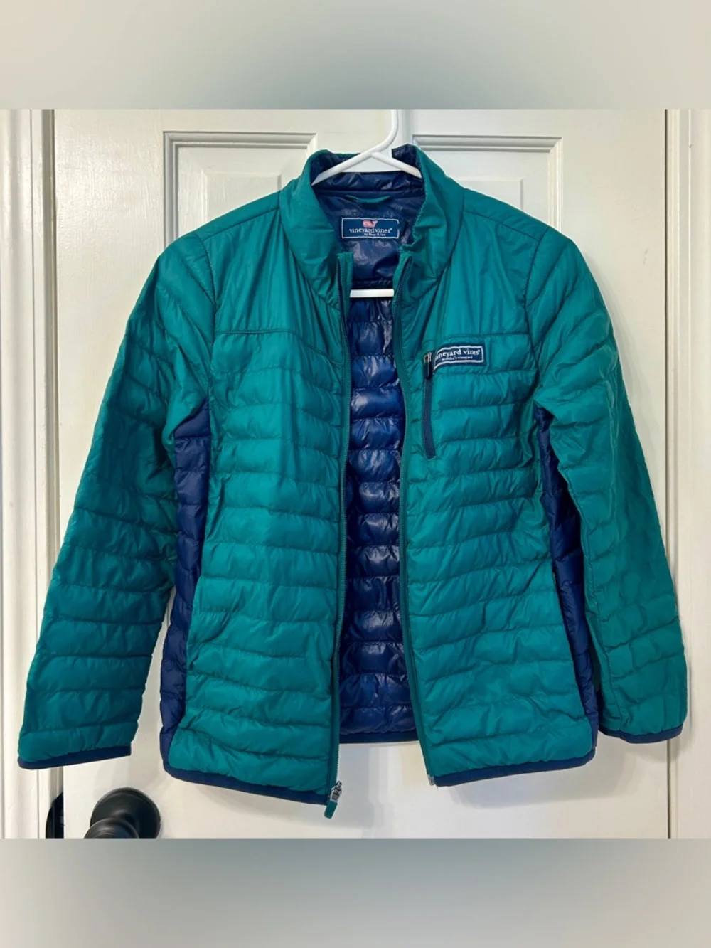 Vineyard Vines Kids' Water Repellent Packable Puffer Jacket Size Small